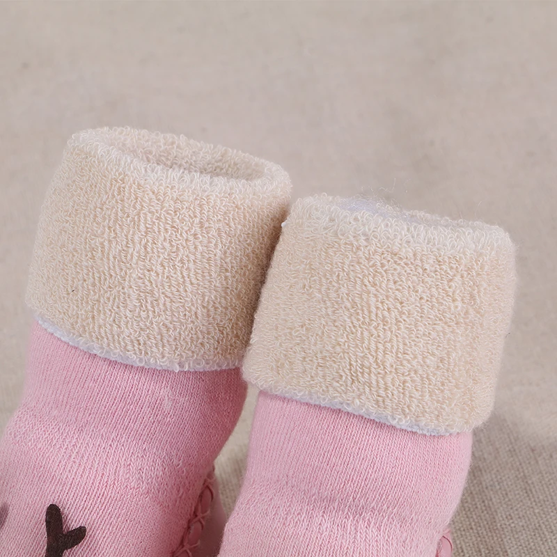 

baby sock shoes with rubber soles toddler socks anti slip slipper rubber sole socks for baby boy infant girls sock warm terry
