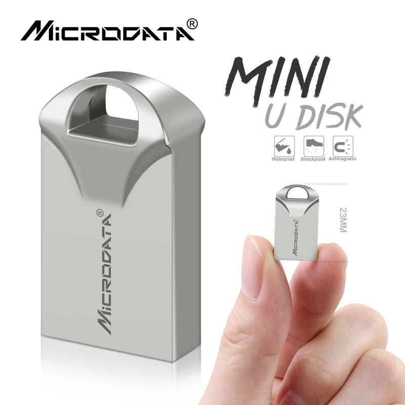 Металлический мини USB флеш-накопитель 4G 8G 16GB 32GB 64GB 128G персональный карта памяти U