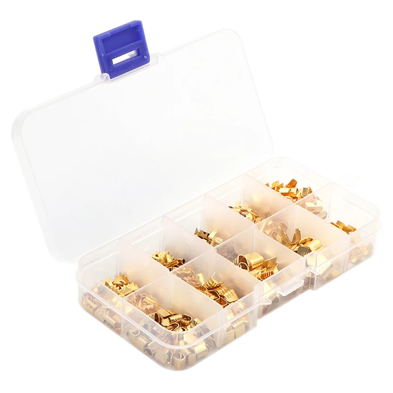 445 шт./компл. медный U образный обжимной соединитель для холодного отжима