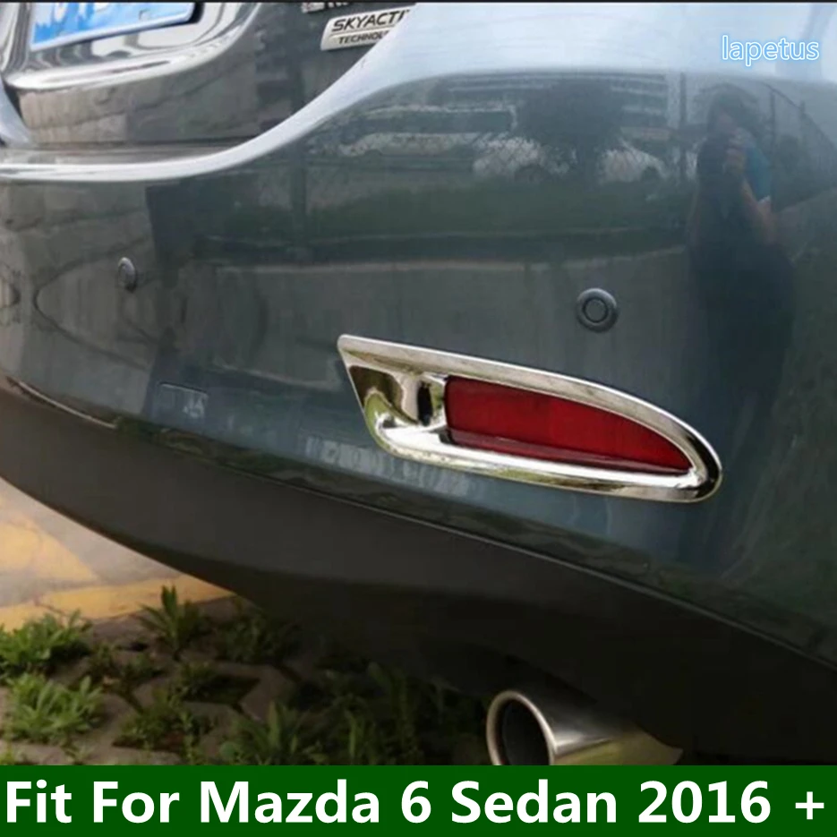 Хромированный декоративный каркас для лампы ноутбука отделка 2 шт. Mazda 6 Sedan 2016 2017