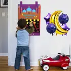 MEIDDING Рамадан Мубарак украшения 30 дней подвесной войлочный календарь обратного отсчета для детей подарки мусульманский Ид Мубарак украшение из воздушных шаров