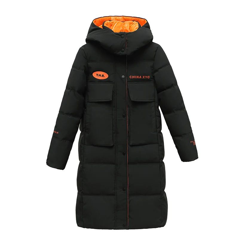 

New Plus Size 3XL Parka Women 2021 Winter Women's Jacket Long Coat F.emale Hooded Warm Girl Parkas Casual Outerwear Black
