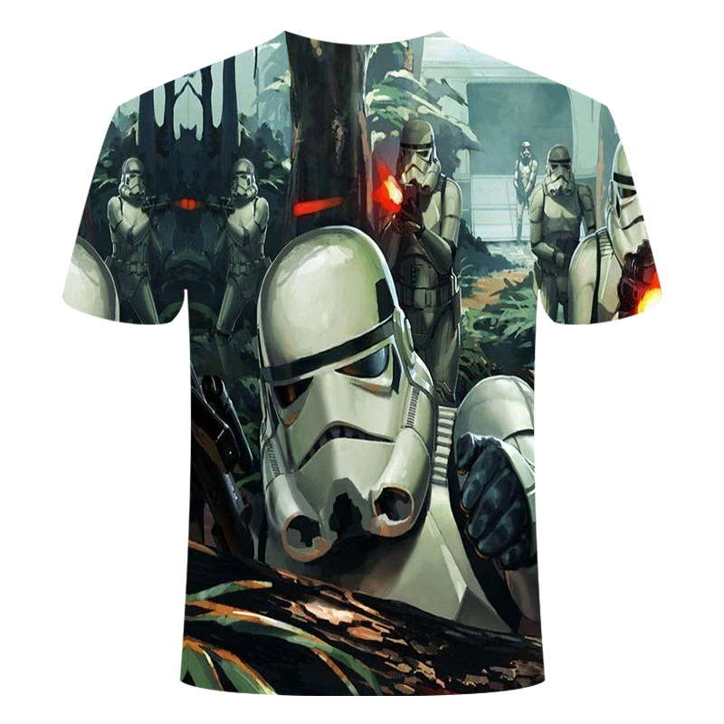 Новейшая модель; 3D печатных футболка Star Wars Для мужчин Для женщин летние шорты рукавом Забавные футболки модные Повседневное одежда Азии Размеры 3 D футболка