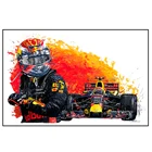 Алмазная живопись Max Racing F1, картинг, полный набор, 5d Вышивка крестиком, мозаика, с круглыми стразами алмазами вышивка