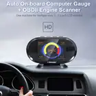 Прибор для измерПредупреждение давления топлива OBD2, 3,5 дюйма, ЖК-дисплей