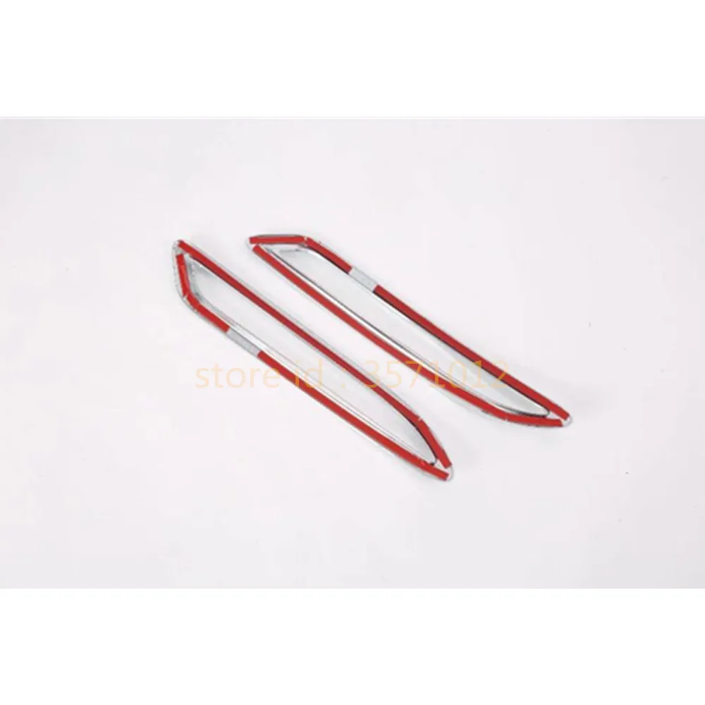 

Car ABS Chrome back rear fog light Cover stick trim frame lamp 2pcs For Mercedes Benz A Class W177 A180 A200 A250 2019 2020