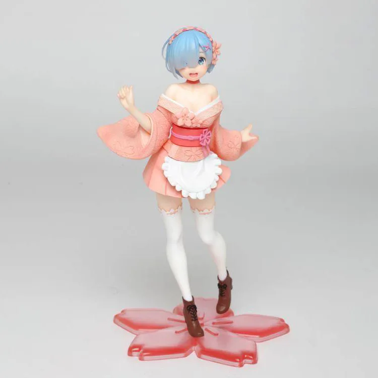 Re: Zero KARA Hajimeru Isekai жизнь в другой мир аниме Рисунок кимоно Рем ПВХ фигурка героя