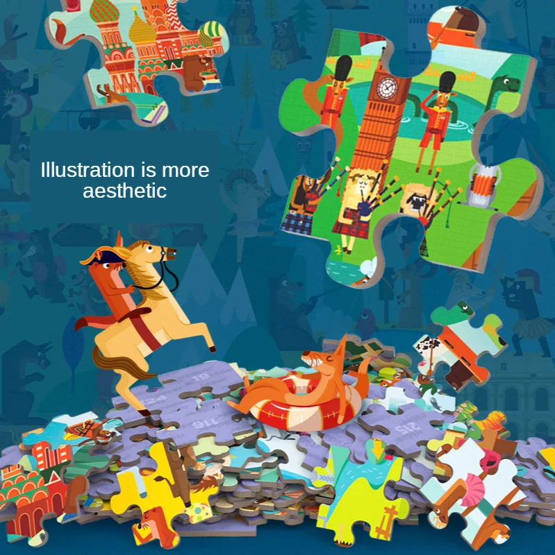 MiDeer/Продвинутые Пазлы Tangram пазлы с животными сезонные транспортные средства