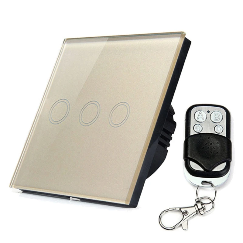 

Remote Control Wall Touch Switch,Smart Home Wireless Remote Control Light Switch