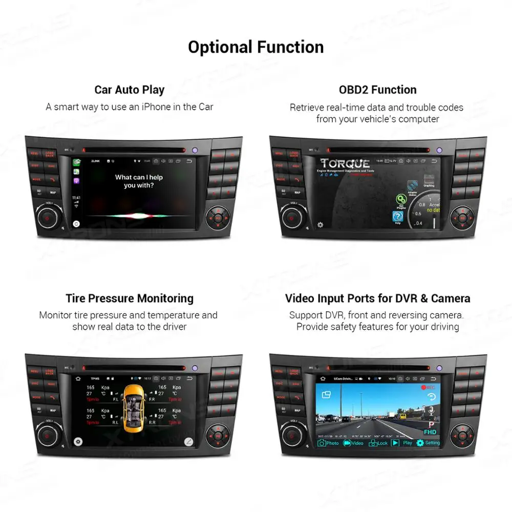 Автомобильный DVD-приемник XTRONS 7 дюймов Android 9 0 шестиядерный процессор 4 + 64 ГБ