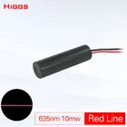 Лазерный модуль, длина волны 635 нм, 10 мВт, красная линия, локатор резки дерева, текстильное оборудование, лазерное сканирующее устройство, Нивелир, принадлежности, лампа