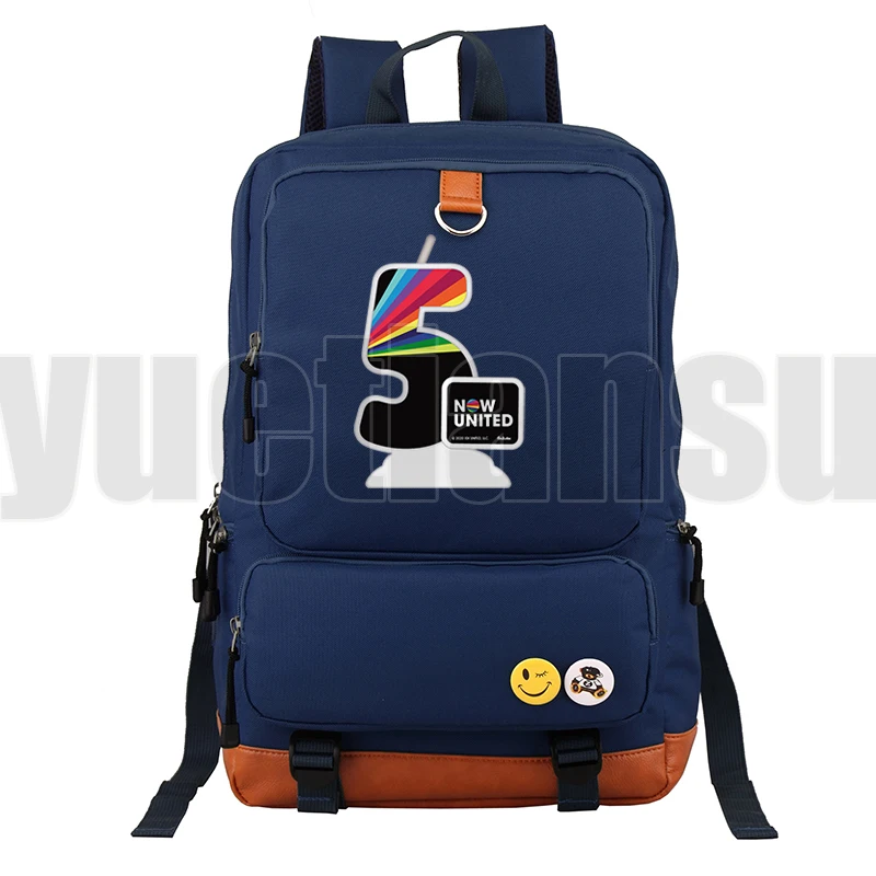 

Now United - Better Album Mochila Waterproof Back Pack Now United Backpack UN Team Schoolbag Men Laptop Women Travel Laptop Bag