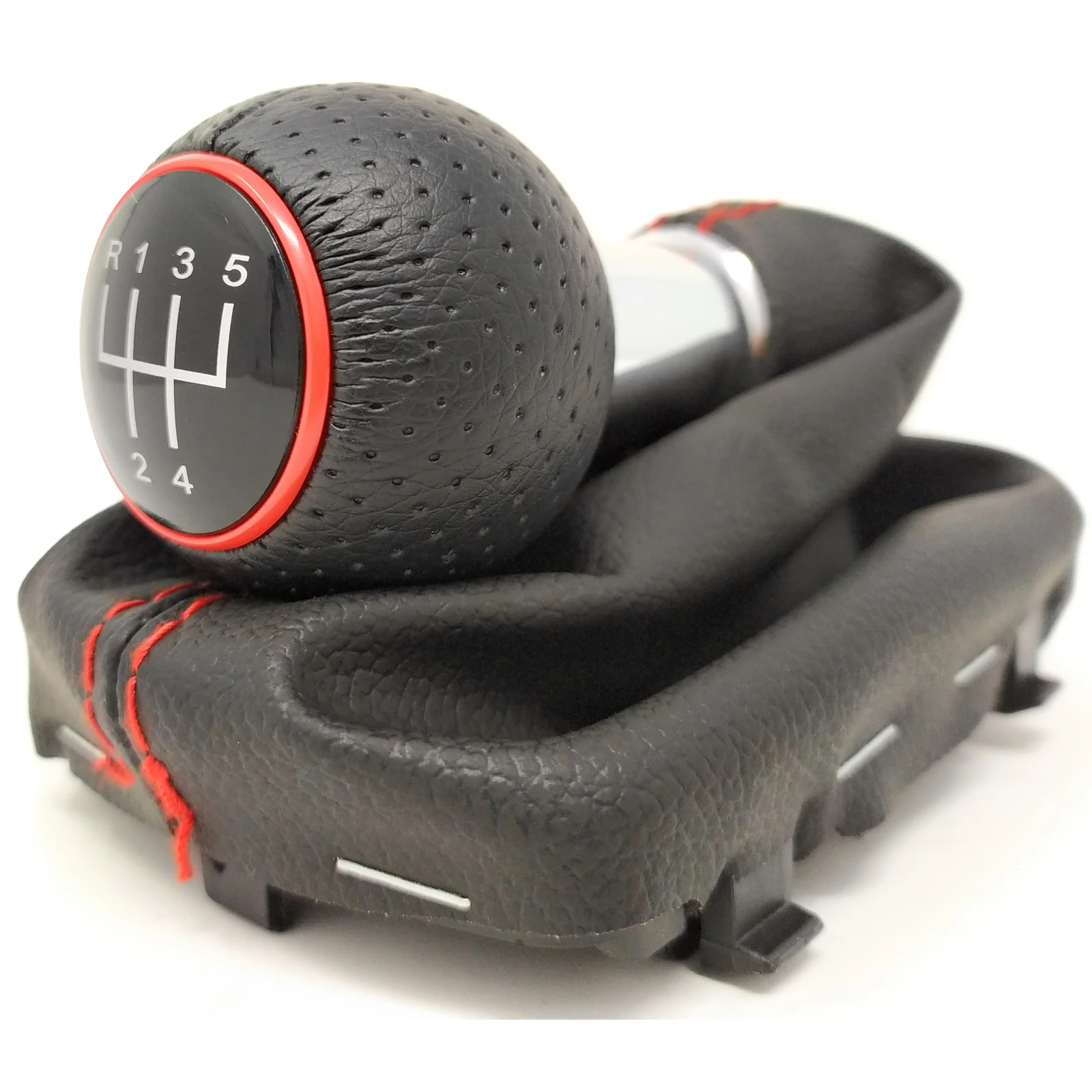 5 скоростей ручка переключения передач гетры загрузки красная линия кольцо для