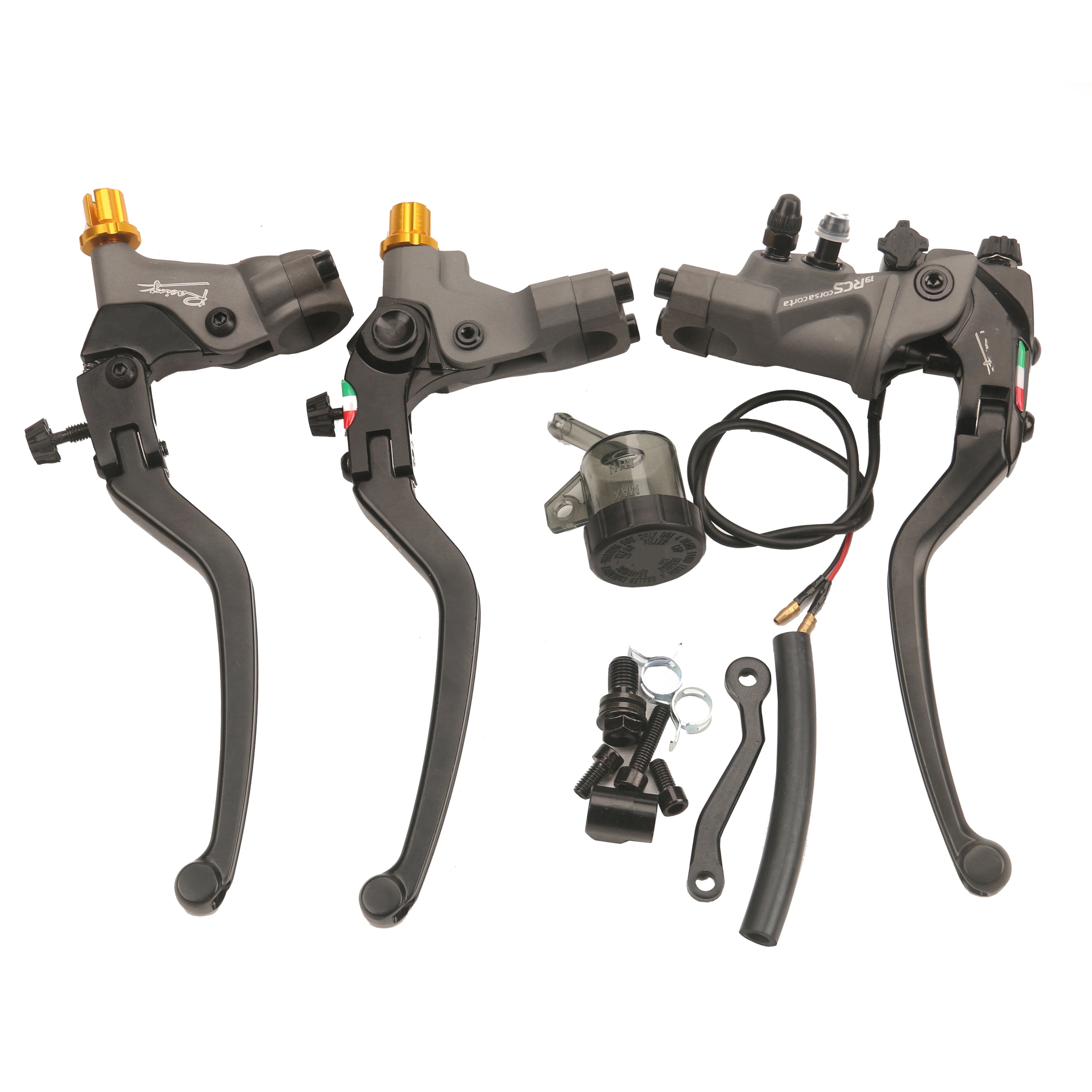 

CNC 19 RCS Motorcycle Brake Master Cylinder Cable clutch Radial Brake Pump 22mm Universal For Kawasaki Suzuki