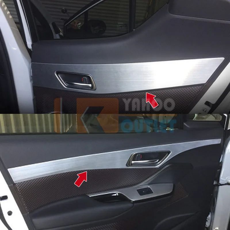 4 шт высокое Класс внутренняя отделка двери для TOYOTA C-HR ZYX10/NGX50 Нержавеющая сталь