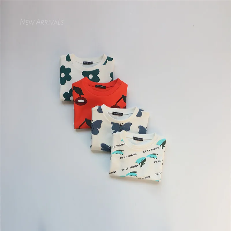 Спортивный костюм для мальчиков и девочек свитшот с длинным рукавом леопардовым