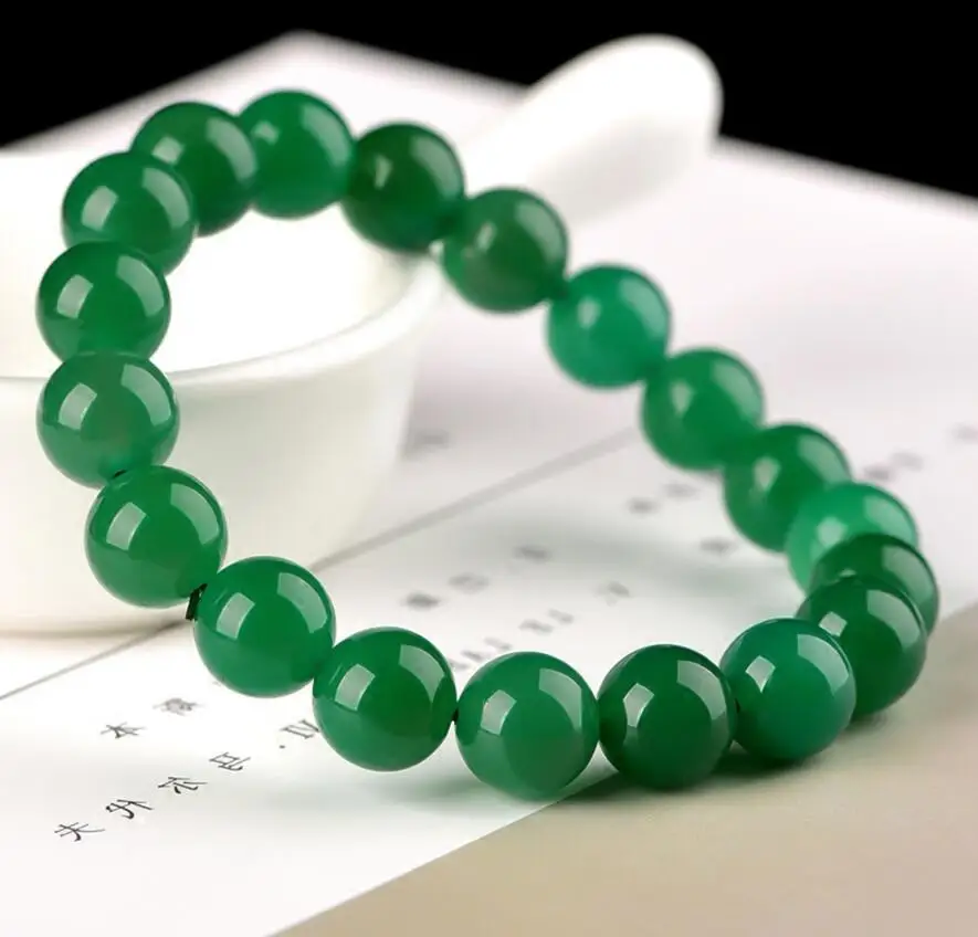 Ювелирные изделия Бесплатная доставка красивые ювелирные китайский 8 мм зеленый