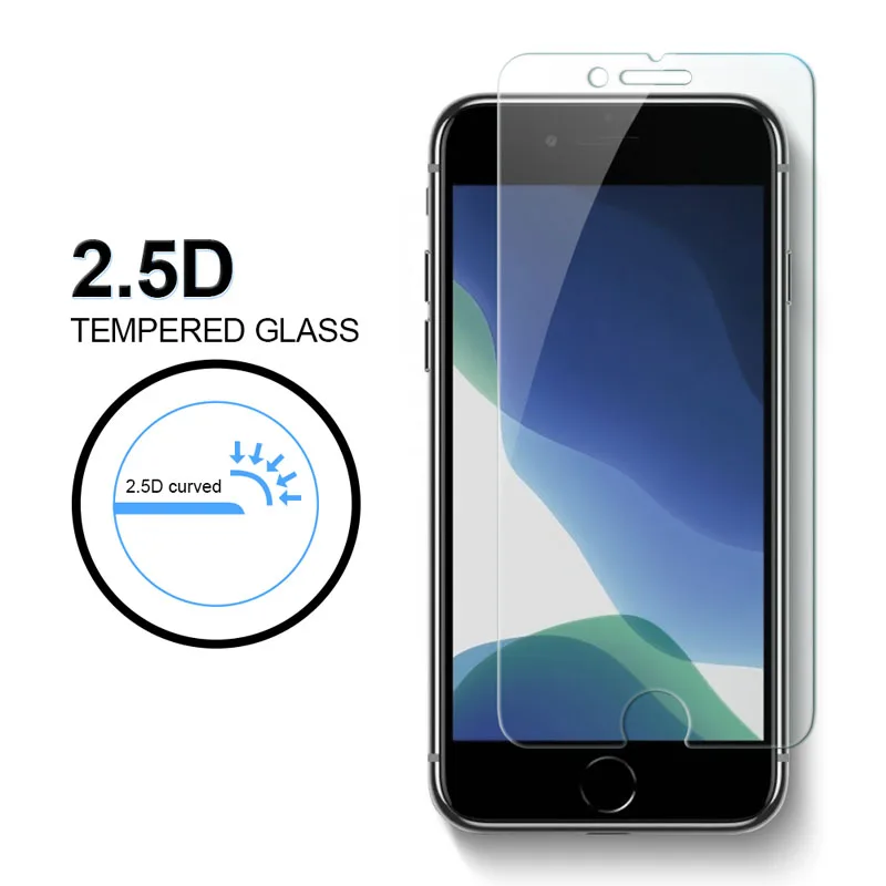 Защитное стекло закаленное для iPhone XR 11 Pro Max XS 7 8 6 6s Plus в розничной упаковке |