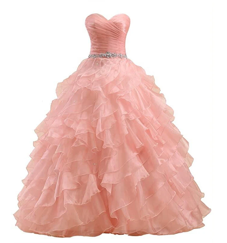 Фото Vestido De novia hinchado, falda De cola para novia, платья De boda De cristales, интеллектуальные Tinto, воротник в форме сердца, юбка нестандартной формы №1