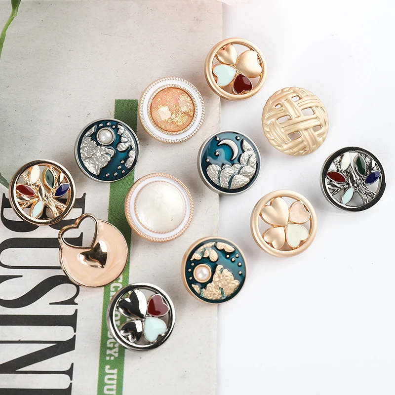 5 шт. 20 мм металлические пуговицы для одежды пальто швейные принадлежности