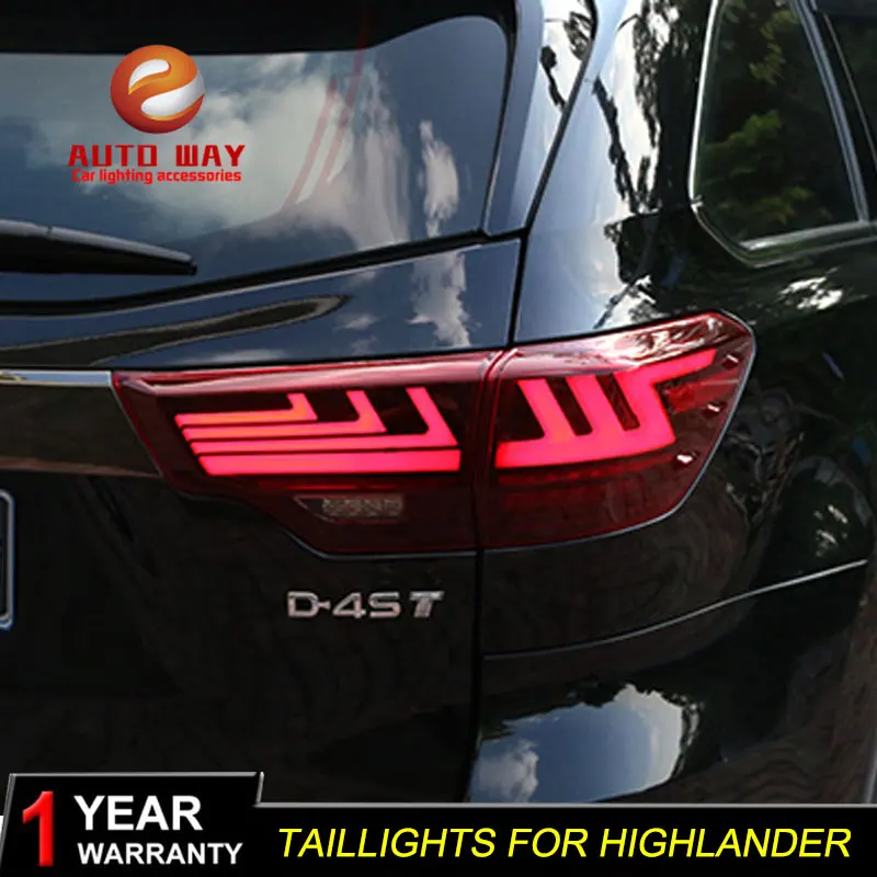 Автомобильный Стайлинг задние фонари задний фонарь чехол для Toyota highlander 2018
