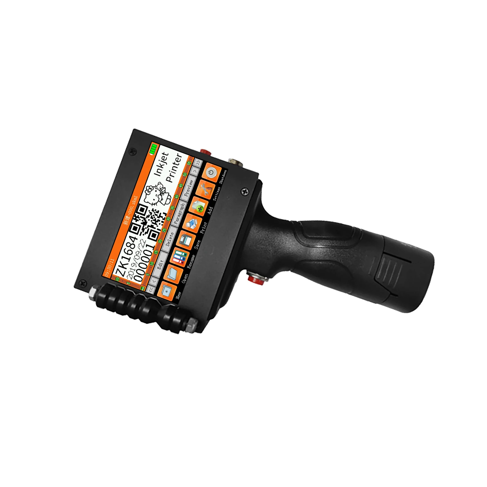 Быстросохнущий струйный принтер со светодиодным сенсорным экраном диагональю 4 3