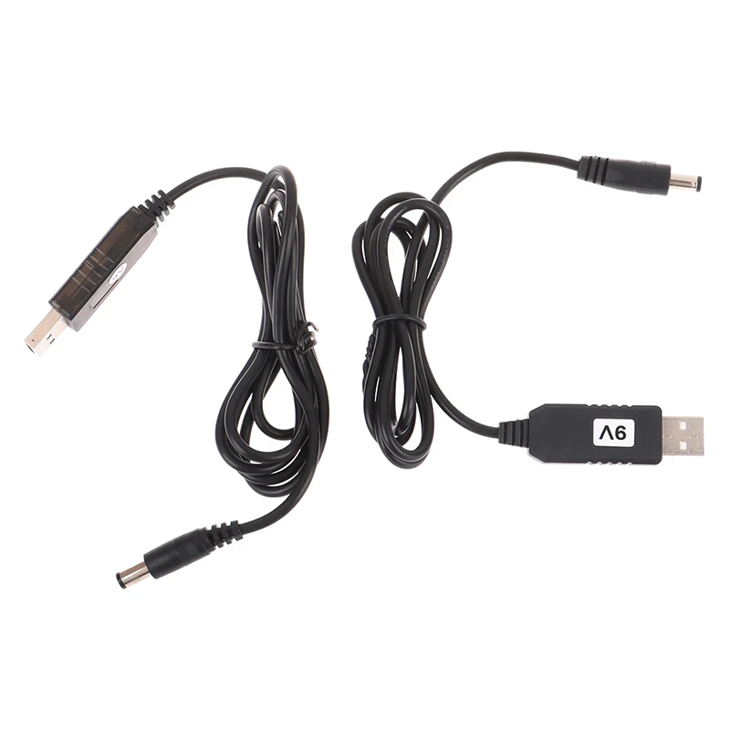 

USB power boost line Step UP Module USB Converter Adapter Cable 9V boost line with light