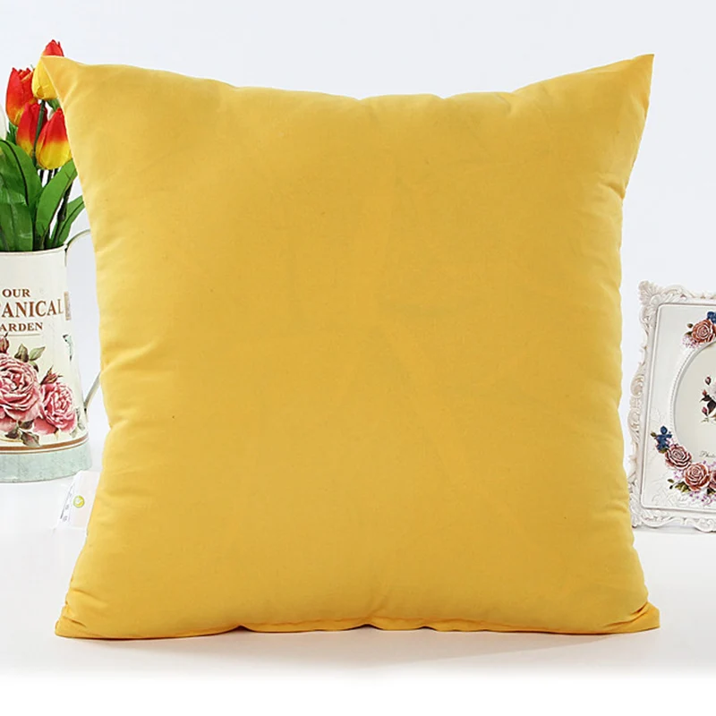 45x45 см однотонная подушка крышка квадратная наволочка стул диван автомобиля