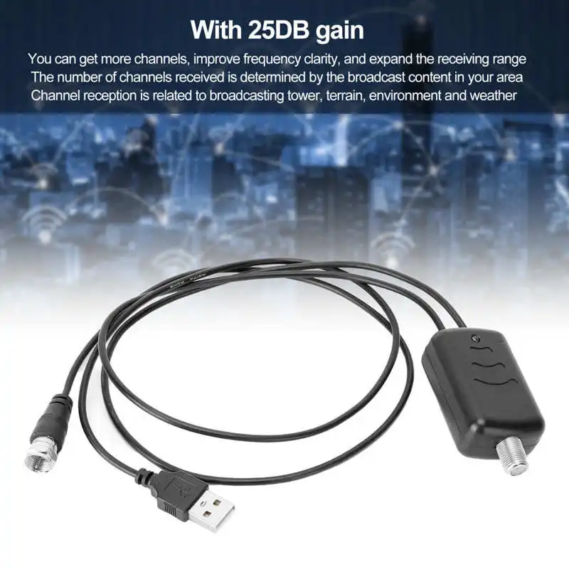 Dvb-t2 Антенна комнатная цифровая HD ТВ мощный антенный усилитель сигнала усиления