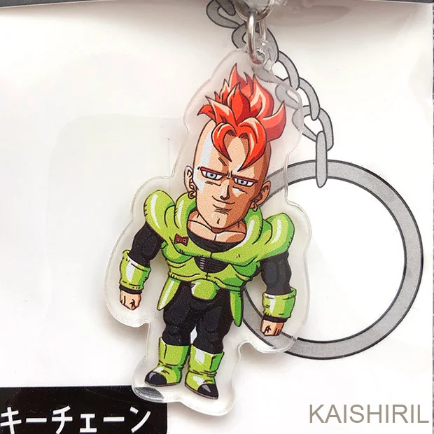 Dragon Ball Z аниме брелок мультфильм Супер Saiyan Goku брелок экшн игрушка Фигурки Коллекция Модель игрушки брелок кольцо брелок - Цвет: 15