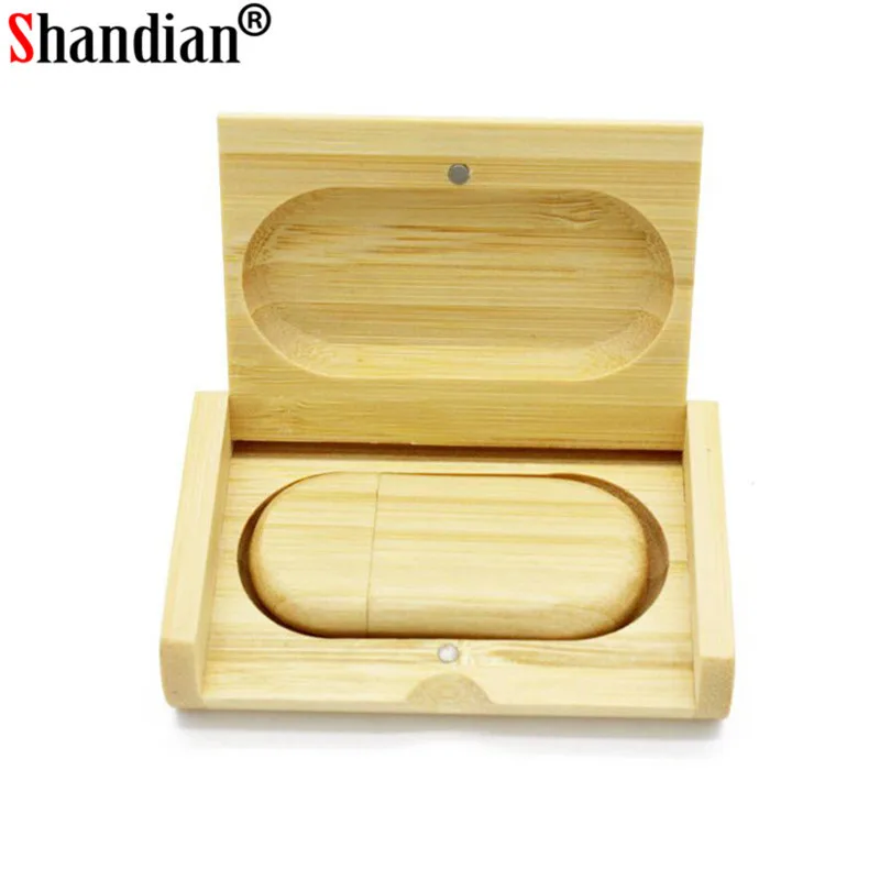 USB флеш накопитель SHANDIAN деревянный в подарочной коробке 64/32/16 ГБ|custom wooden usb|wooden usbbox