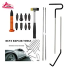 Крючки, стержни, удаление вмятин без покраски, набор для ремонта автомобилей, инструменты для автомобиля, удаление вмятин на двери, град