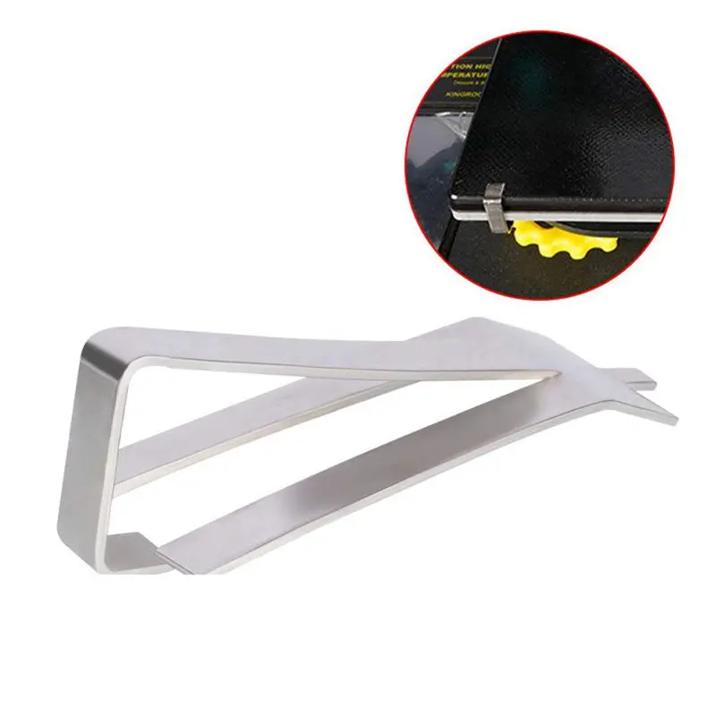 16PCS Upgrade Glass Bed Spring Turn Clips Platform Clamps Stable for 3D Printer Creality Ender 3 Pro / 3S 5 CR-20 PRO | Компьютеры и