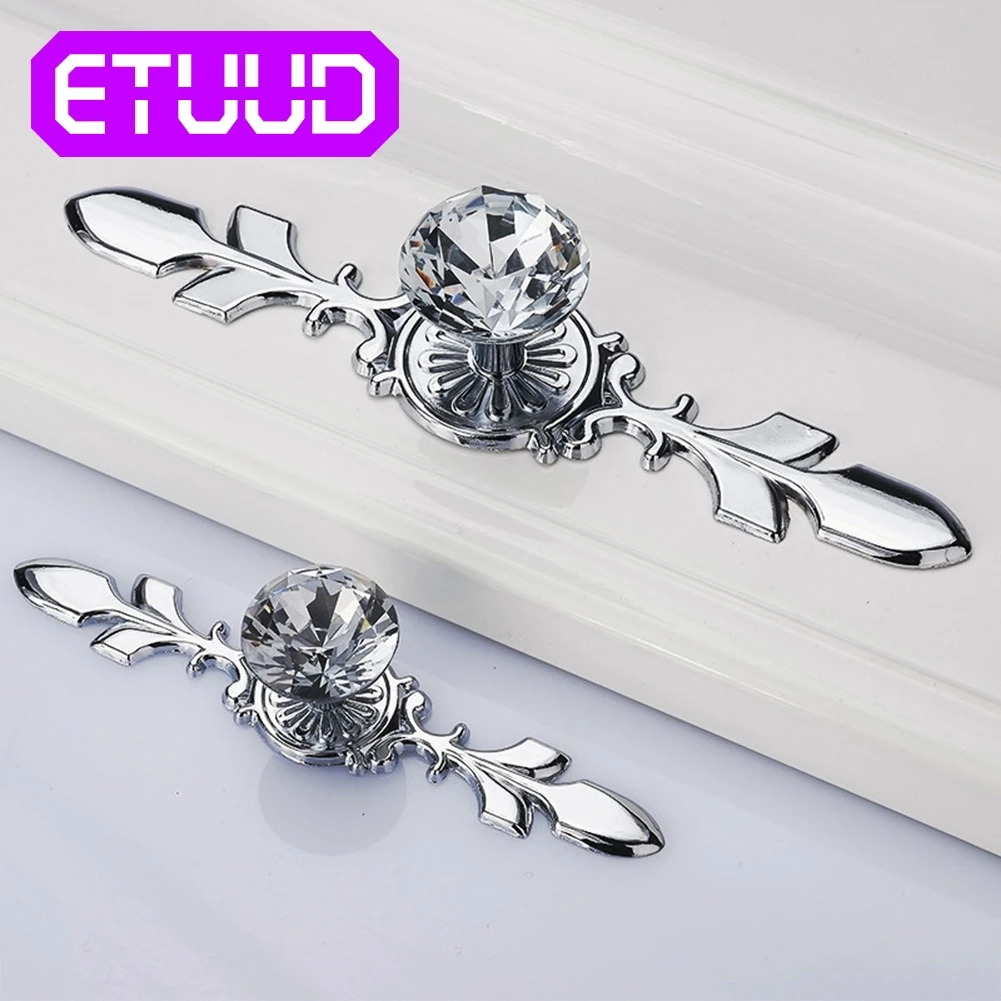 Лидер продаж роскошные ручки со стразами и кристаллами шкафа для обуви двери