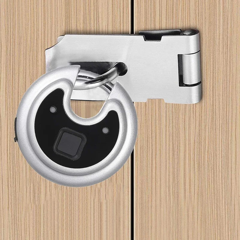 

Smart Fingerprint Padlock USB Rechargeable IP65 Waterproof Indoor and Outdoor for Storage Locker Bag Bicycle Door Lock