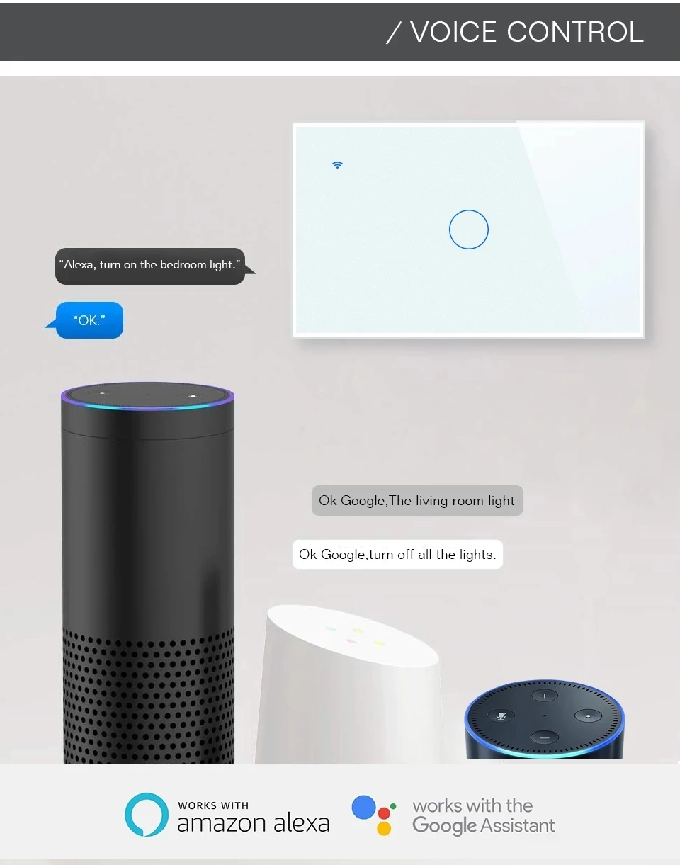 Умный светильник ель света RF433 с поддержкой Wi-Fi передатчик переключатель Smart Life Tuya
