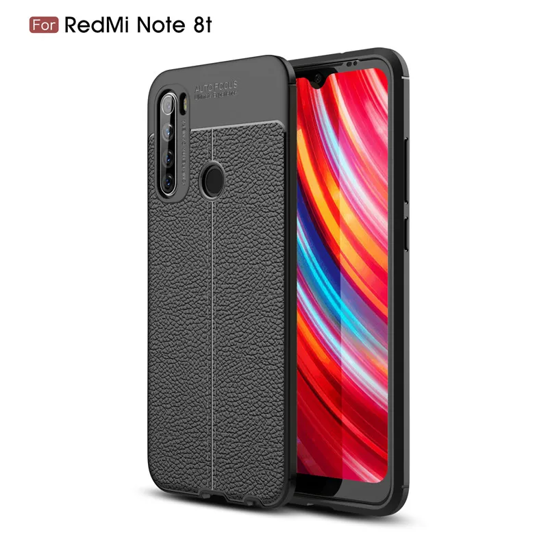 Для Xiaomi Redmi Note 8T чехол силиконовый ударопрочный для телефона задняя крышка Funda |