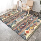 Цветные ретро-коврики в богемном стиле для домашнего декора, нескользящий напольный коврик, персидский цветочный 3d-фон для спальни, гостиной