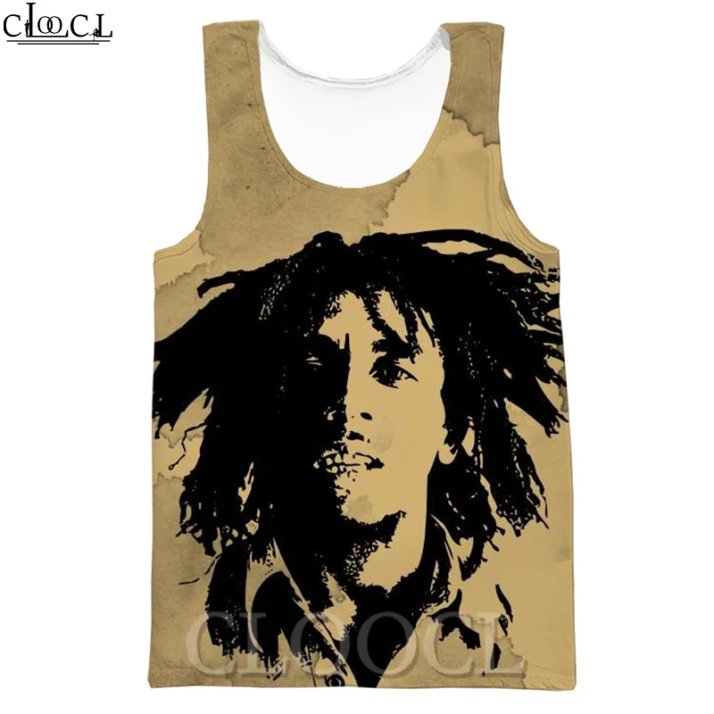 Лидер продаж популярная майка певица Боб Марли Майки с 3D принтом уличная одежда