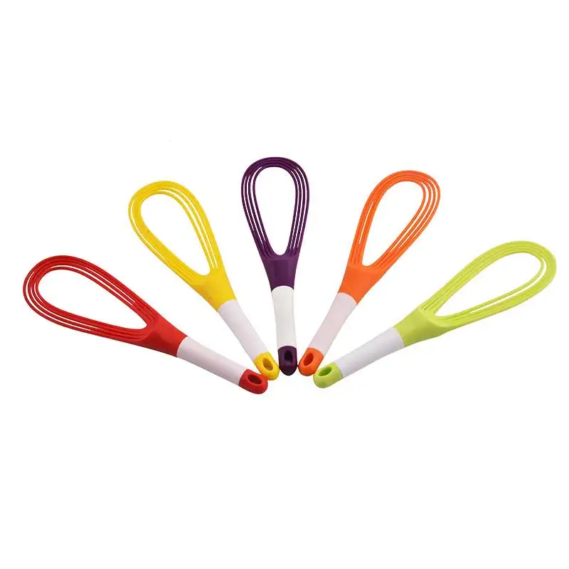 

1PC Multi-Function Manual Whisk Plastic 2 In 1 Whisk Egg And Cream Mixer For Kitchen Cooking Cake Making Multi-Color Optional