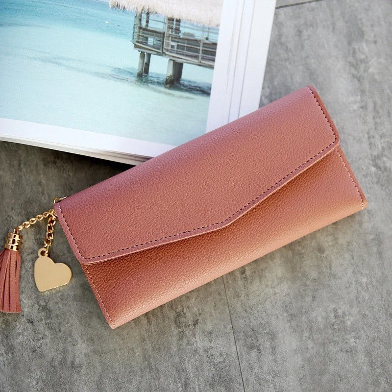7 цветов модные длинные Чехлы для карт кожаный женский кошелек клатч женские