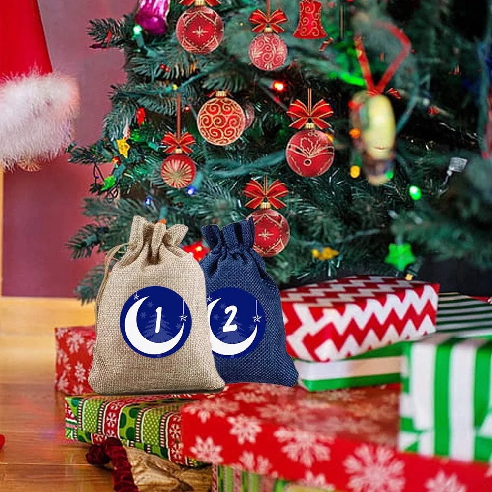 

Candy Diy Countdown Pouch Advent Bag Bags Christmas Calendar
