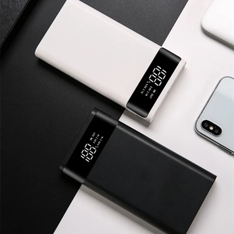 Двойной USB Micro Тип C Мощность внешнего аккумулятора 5В сделай сам 6*18650 чехол