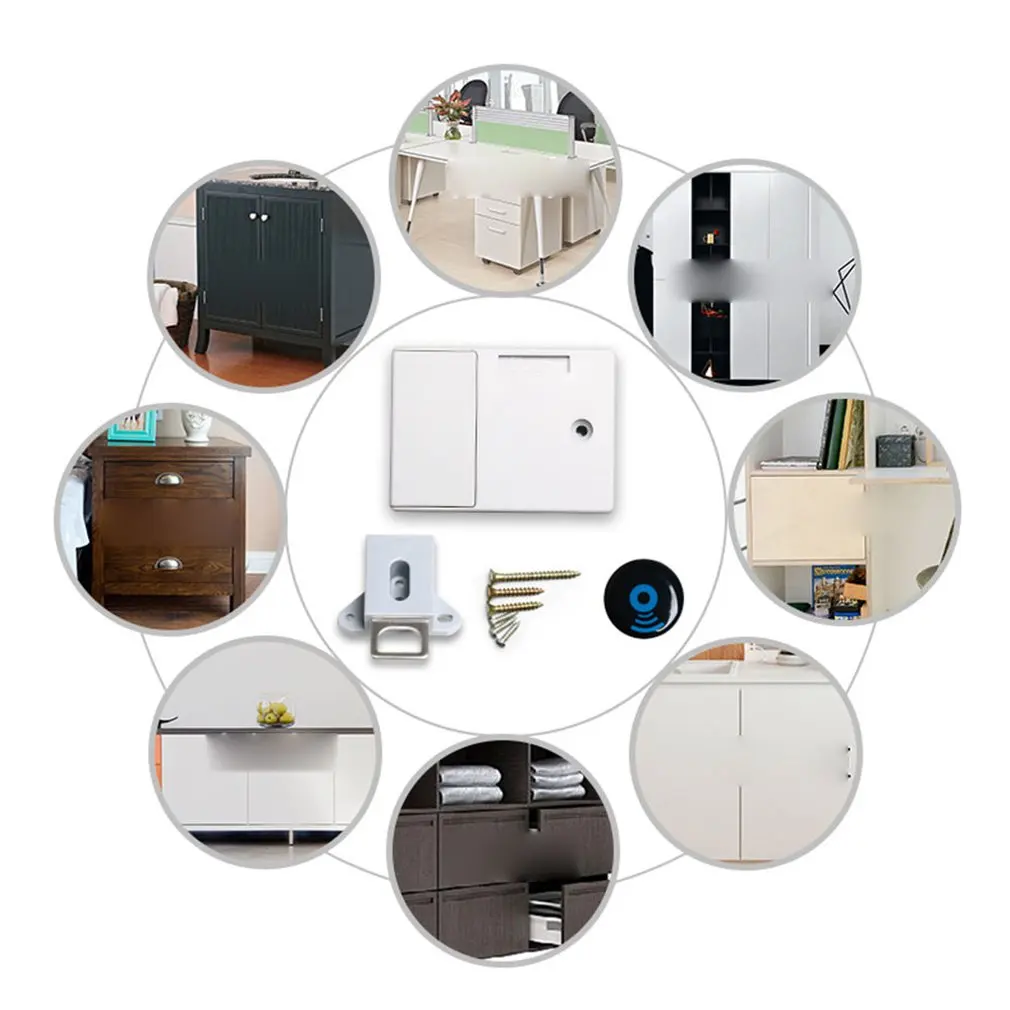 1 комплект Shgo-Невидимый Rfid Бесплатная открытия интеллигентая (ый) Сенсор шкафа