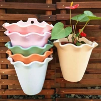 vasos para decora%c3%a7%c3%a3o wall hanging planter plastic convenience wall mount flowerpot plants container basket pot for outdoor