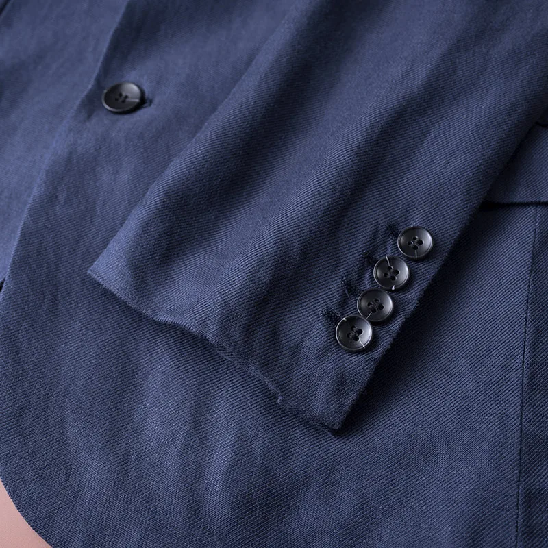 

New Arrival High Quality Men Suit Linen Youth Fashion Spring Casual Coat Single Breasted Blazers Men Suits Plus Size M-2XL3XL4XL