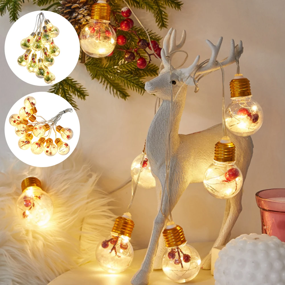 

Outdoor Garland Street LED Bulb Energy String Light As Christmas Decoration Lamp For Home Indoor Holiday Lighting