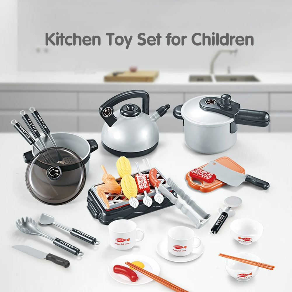 Кухня комплект ролевые игры ленточная однопольная гребенная набор игрушек Еда