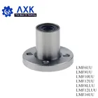 4 шт.лот LMF8UU LMF10UU LMF6UU LM12UU LM8LUU LMF12LUU LM16UU 8 мм фланцевый Линейный шарикоподшипник для 8 мм линейного вала CNC 3D-принтера