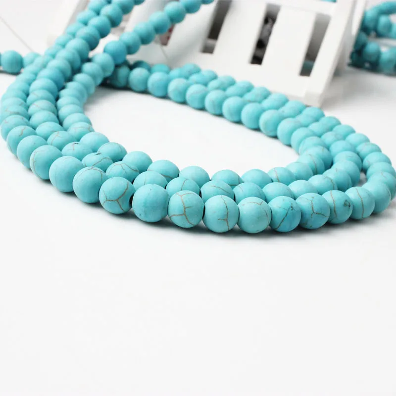 Lanli 4/6/8/10/12mm Natural Jewelry Dull Polish Loose Beads Fit For DIY Men and Women Bracelet Necklace Earrings Accesso | Украшения и